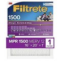 Filtrete 2000DC6 Electrostatic Air Filter, 20 in L, 16 in W, 12 MERV, Fiber Filter Media 2000-4